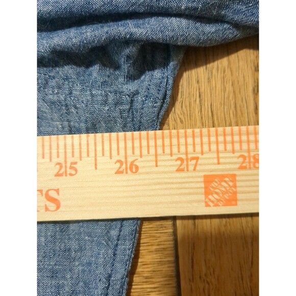 Marc Anthony Shirt Mens 2XL XXL Linen Blend Luxury Pocket Button Up Breezy Linen - Picture 4 of 7